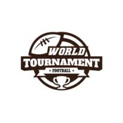 World Tournament Football logo template